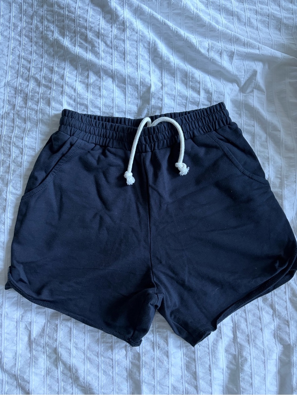 Jed North Navy Blue Drawstring Shorts